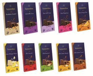 Gammes Snacking et Manon de Leonidas